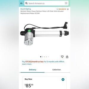 BigKing Recliner Motor- 2 Piece Set